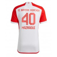 Fotbalové Dres Bayern Munich Noussair Mazraoui #40 Domácí 2023-24 Krátký Rukáv